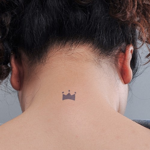 Giảm giá Hình xăm dán tatoo vương miện nhỏ kích thước 6 x 10 cm  miếng dán hình  xăm đẹp dành cho nữ  BeeCost